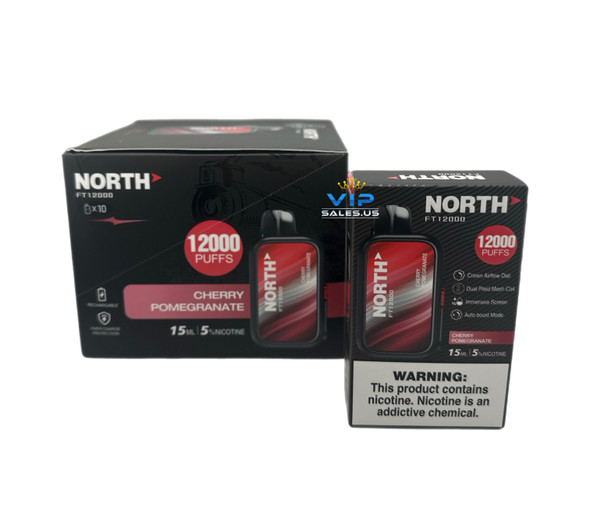 North FT12000 Disposable Vape - Cherry Pomegranate