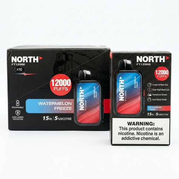North FT12000 Disposable Vape — Watermelon Freeze
