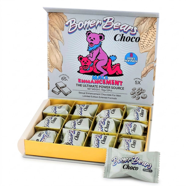 Boner Bear Choco Sexual Enhancement Chocolate 10G (12 CT)