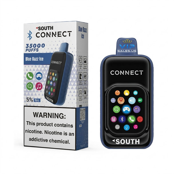 South Connect 35K Puffs 18ML Disposable Vape — Blue Razz Ice