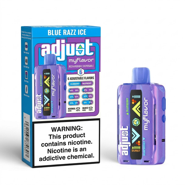 Adjust MyFlavor 40K Disposable — Blue Razz Ice