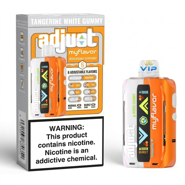 Adjust MyFlavor 40K Disposable — Tangerine White Gummy