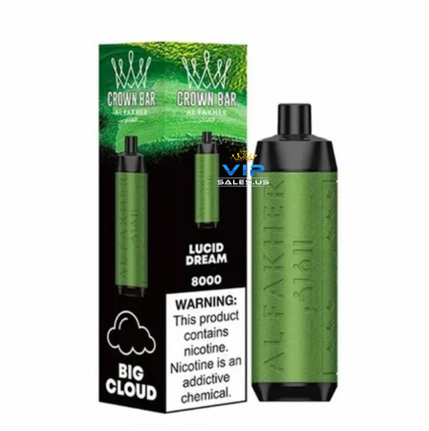 Al Fakher Crown Bar 8000 Puffs Disposable Vape -Lucid Dream