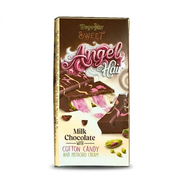 Beyoglu Angel Hair Raspberry Milk Chocolate With Cotton Candy — 200g