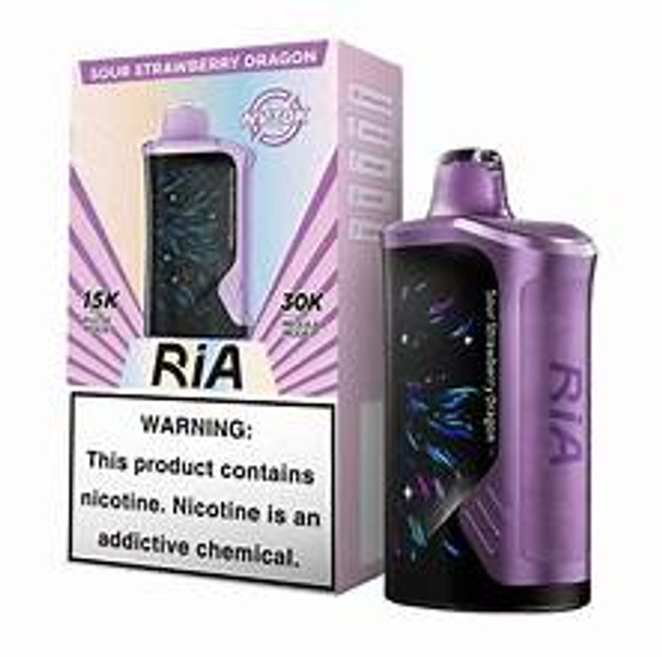 RIA NV30K Disposable 5% - Sour Strawberry Dragon