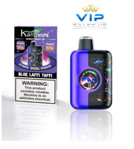 KANGVAPE SPEEDY BEAST X 60K—DUAL DYNAMIC SCREENS Blue Laffi Taffi
