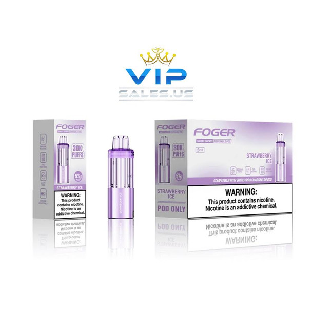 Foger Switch PRO 30K Disposable PODS STRAWBERRY ICE