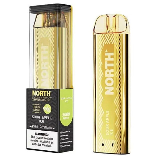 Sour Apple Ice North Habibi Edition 5000 Puffs Disposable Vape