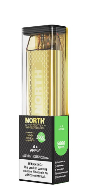 2 x Apple North Habibi Edition 5000 Puffs Disposable Vape