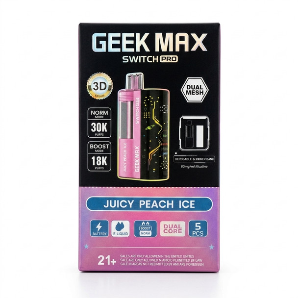 Geek Max Switch Pro Kit — Juicy Peach Ice