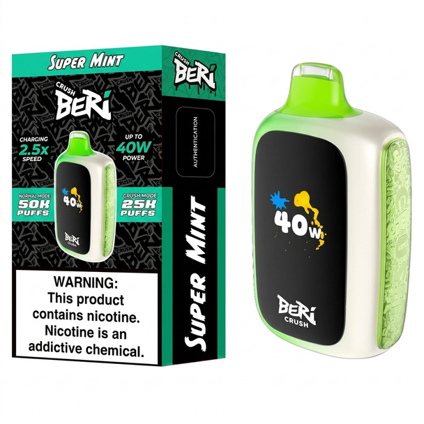 Beri Crush 50K Puffs Disposable Vape — Super Mint
