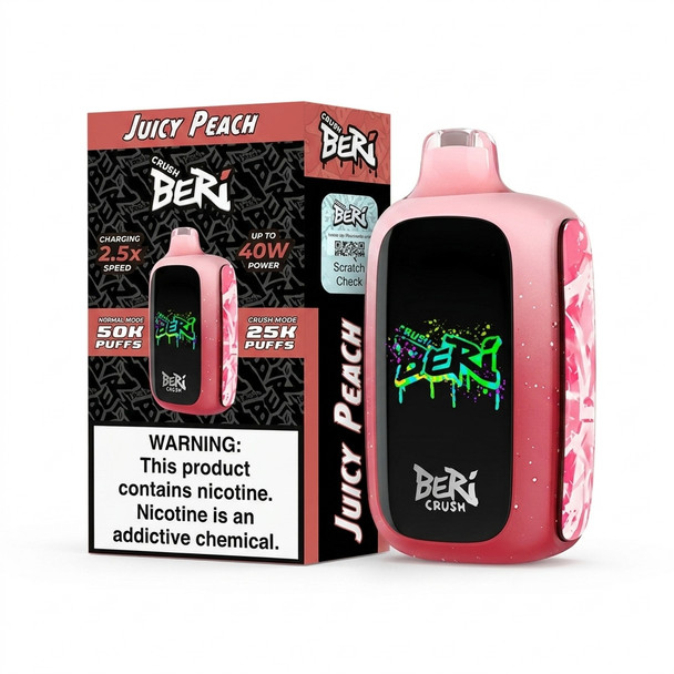Beri Crush 50K Puffs Disposable Vape — Juicy Peach