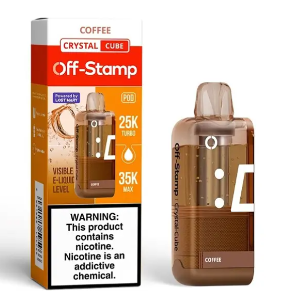 Coffee Off Stamp X-Cube Crystal Cube Pod