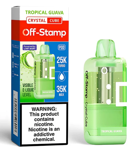 Tropical Guava – Off Stamp X-Cube Crystal Cube | 35K Puffs