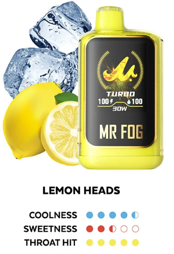 MR FOG NOVA lemon steezy lemon heads