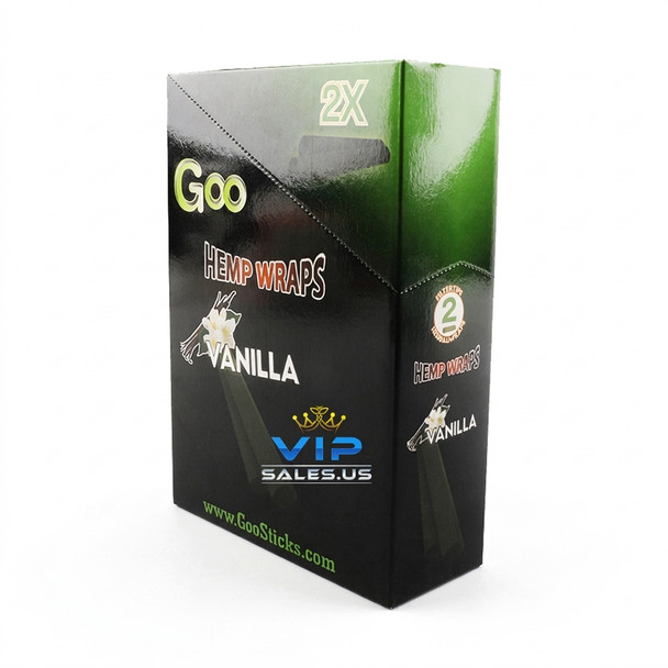 Goo Hemp Wraps — Vanilla (12 CT)