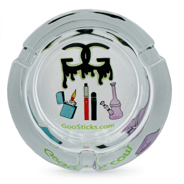 GooSticks Glass Ashtray — Design 2