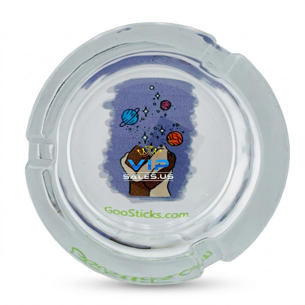 GooSticks Glass Ashtray — Design 12