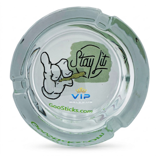 GooSticks Glass Ashtray — Design 18