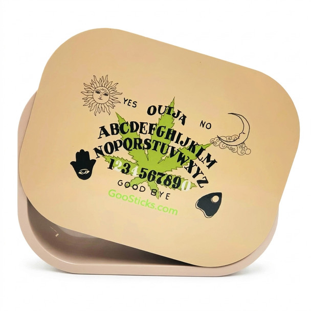 GooSticks Metal Rolling Tray With Magnetic Cover — Design 4 (Medium)