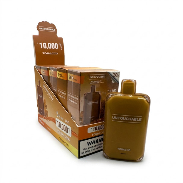 Untouchable Disposable Vape 10,000 Puffs — Tobacco