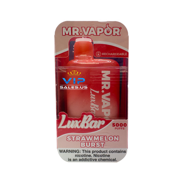 Mr. Vapor LuxBar 5000 Puffs Strawberry Burst