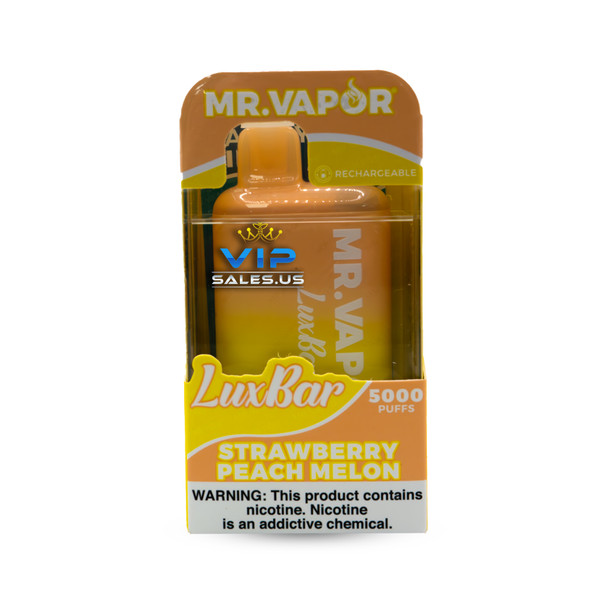 Mr. Vapor LuxBar 5000 Puffs Strawberry Peach Melon