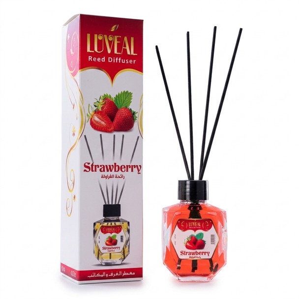 Luveal Reed Diffuser 120ml — Strawberry