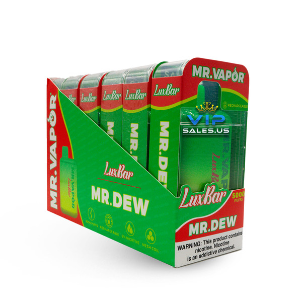 Mr. Vapor LuxBar 5000 Puffs Mr. Dew