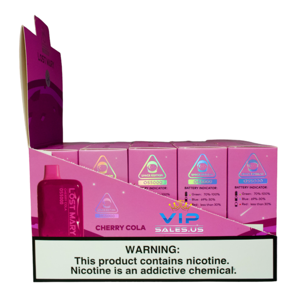 Lost Mary OS5000 Disposable Vape 5% Nicotine Cherry Cola