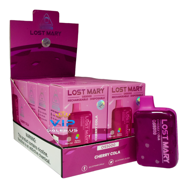 Lost Mary OS5000 Disposable Vape 5% Nicotine Cherry Cola