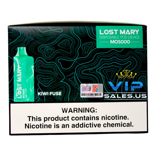 Lost Mary OS5000 Disposable Vape 5% Nicotine Kiwi Fuse