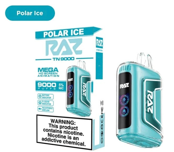 RAZ TN9000 Disposable Vape 9000 Puffs 5ct-Polar Ice