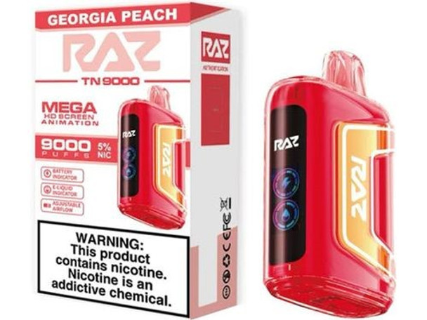 RAZ TN9000 Disposable Vape 9000 Puffs 5CT-  Georgia Peach