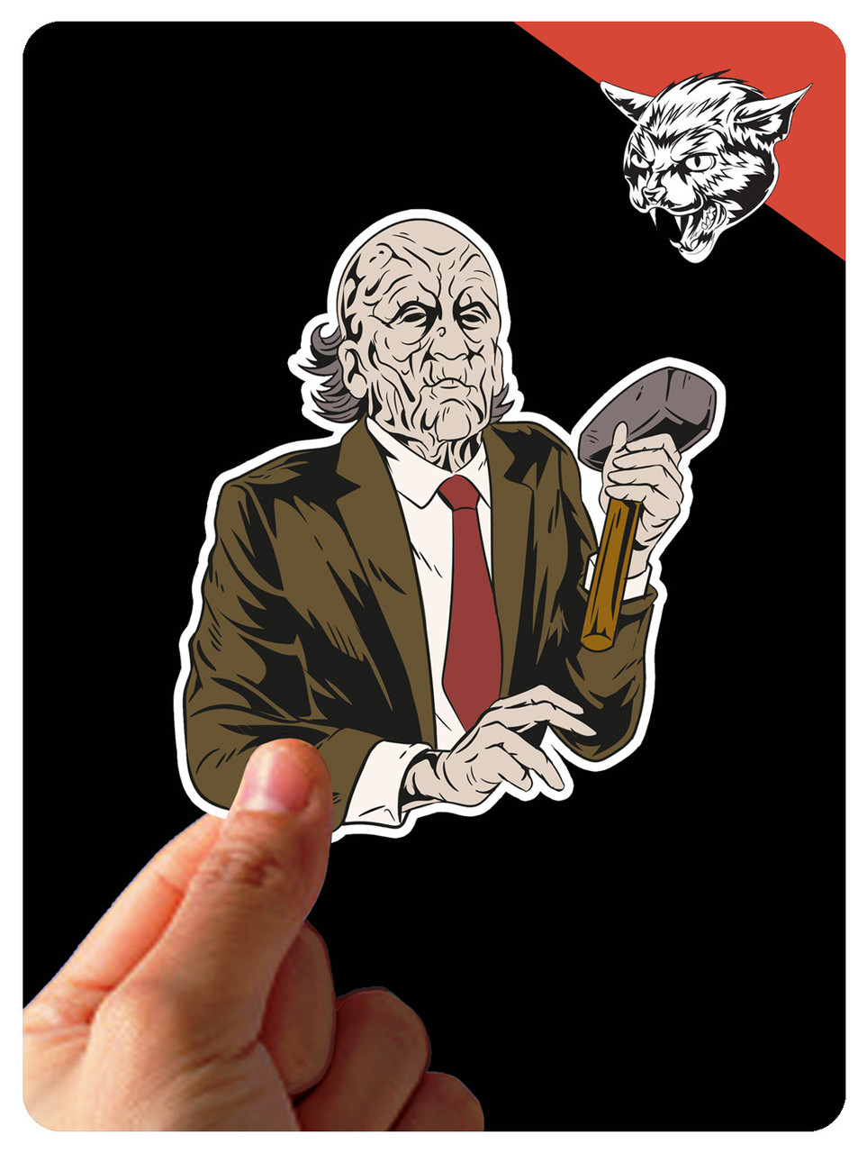 TCM Grandpa - Sticker Decal - Alleycat Graphics
