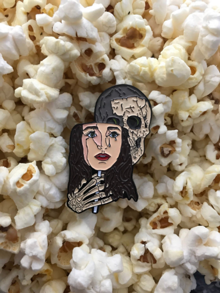 Popcorn Enamel Pin