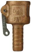 Dixon 50-C-BR 1/2" Brass Female Coupler x Hose
