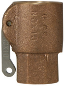 Dixon 50-D-BR 1/2" Brass Female Coupler x Female