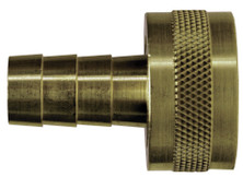 Dixon 5861212C 3/4" Fem GHT Cplg w/Round Nut Brass 1" Shank Length