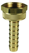 Dixon 5940812C Brass Long Shank GHT Fem w/ Swivel Nut (1/2" ID x 3/4" GHT)