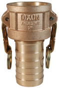 Dixon 75-C-BR 3/4" Brass Female Coupler x Hose