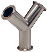 Dixon B28BMP-R100 1" 316L Clamp True Wye