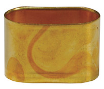 Dixon BFO535 BRASS OVAL FERRULE .535 X 1.071