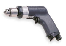 Ingersoll-Rand 5AJST4 Air Drill, Keyed, 1/4 In Chuck, 4500 RPM