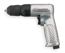 Ingersoll-Rand 7802RAKC Air Drill, Keyless, 3/8 In, 2000 RPM, 4 CFM