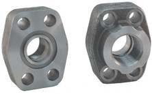 Dixon C6244K2020NPT Code 62 Hyd 4-Bolt O-Ring Flange CS 1-1/4"-11.5 NPTF Thd, Port & Pad