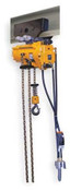 Ingersoll-Rand ML500KS-2DA10-C6 Air Chain Hoist, 1100Lb, 10 Ft Lift, 22FPM
