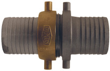 Dixon CAB250N 2 1/2" Alum CPLG w/brass nut NST