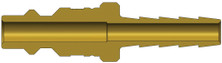 Dixon D2S3-B 1/4" IND NIPPLE, 3/8" BARB, BRASS Body Material: BRASS Body Size: 1/4"