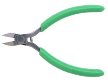 Xcelite MS543JV 4" Relieved Tapered Head Cutter with Green Cushion Grips, Carded